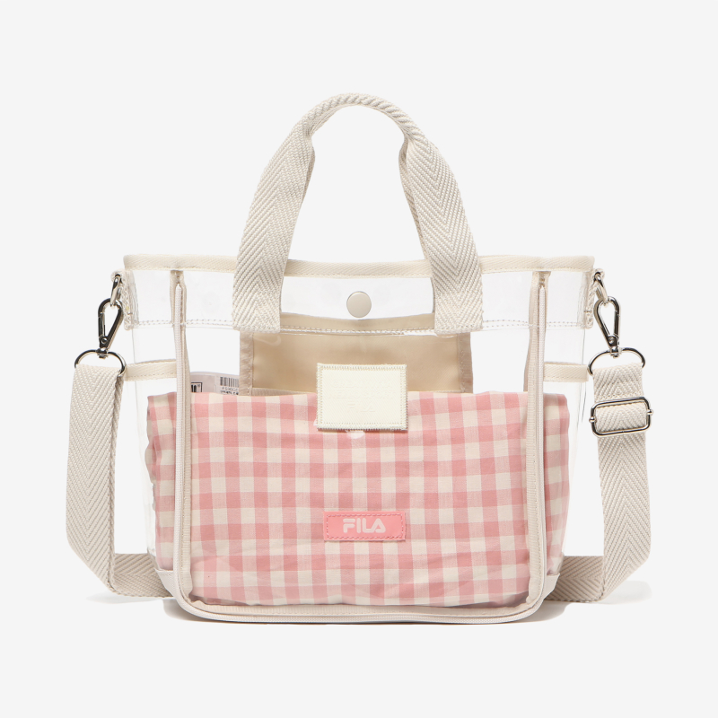 韓國FILA PVC TOTE BAG (VANILLA)